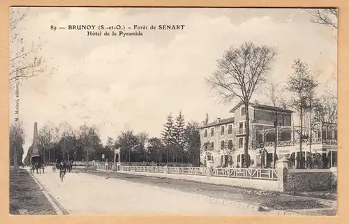 CPA Brunoy, Forêt de Sénart, Hôtel de la Pyramide, ungel.