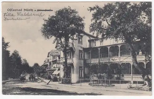 Graal-Müritz, Villenstrasse, Villa Waldesruh, gelaufen 1923