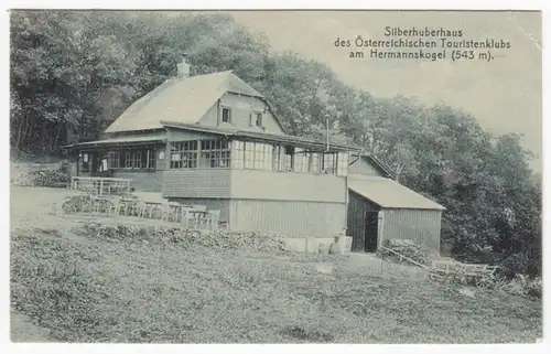 AK Vienne, Silberhuberhaus, Club touristique à Hermannskogel, gel.