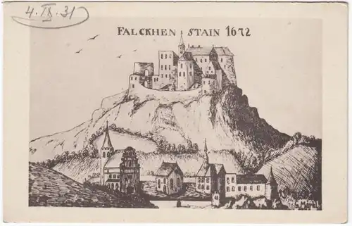 AK Falkenstein, Falckhenstain 1672, unhil.