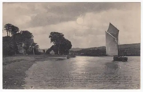 CPA La lune de Landerneau, ungel.