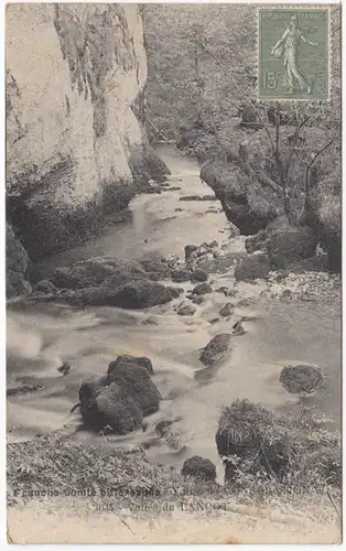 CPA Vallee du Lancot, gel. 1924