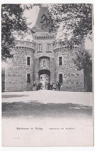 CPA Environs de Vichy, Chateau de Busset,gel. 1905