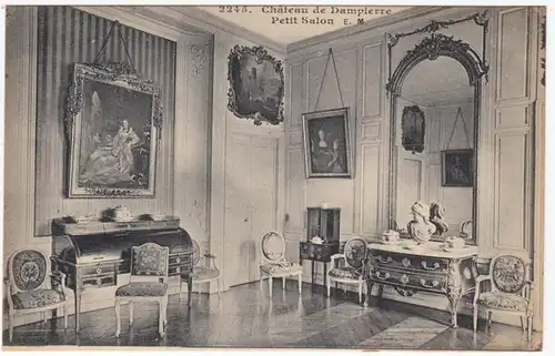 CPA Château de Dampierre, Petit Salon, ungel.