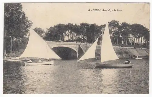 CPA Suce, Le Pont, gel. 1910