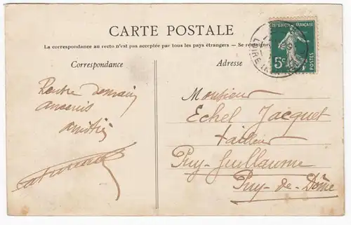 CPA Suce, Le Pont, gel. 1910