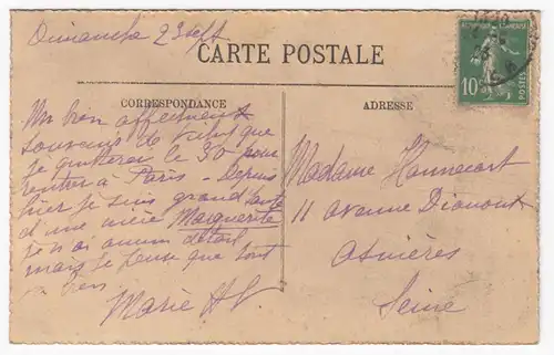 CPA Vichy, Le Parc des Celestins, gel. 1923