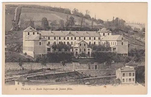 CPA Tulle, Ecole Supérieure de Jeunes filles, ohne.