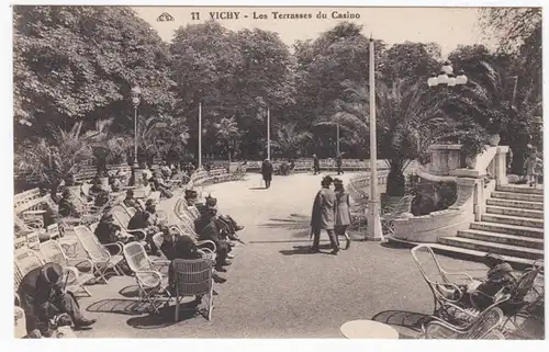 CPA Vichy, Le Terrasses du Casino, ohne.