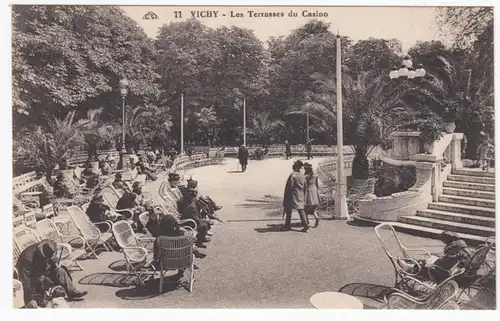 CPA Vichy, Le Terrasses du Casino, ungel.