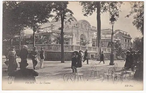 CPA Vichy, Le Casino, gel. 1906