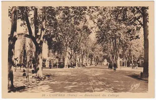 CPA Castres, Boulevard du College, ohne.