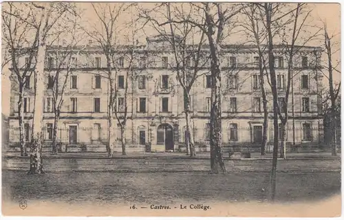 CPA Castres, Le College, en 1905