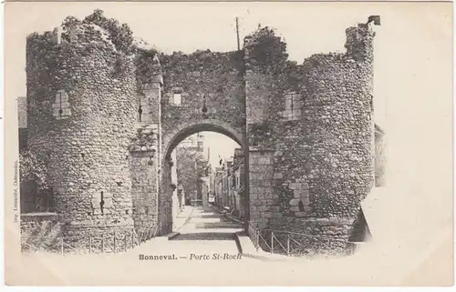 CPA Bonneval. Porte St. Roch, ungel.