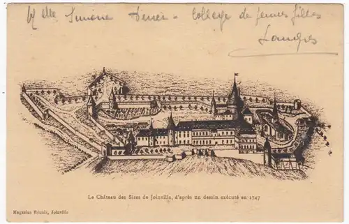 CPA Joinville, Le Chateau des Sires, ungel.