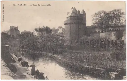 CPA Vannes, La Tour du Connetable, ungel.
