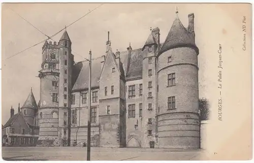 CPA Bourges, Le Palais Jacques Coeur, ungel.