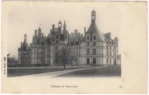 CPA Chateau de Chambord, ungel.