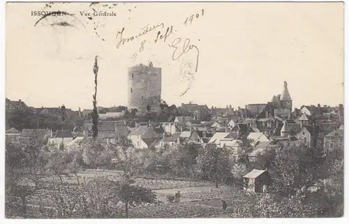 CPA Issoudun, Vue Generale, gel. 1908