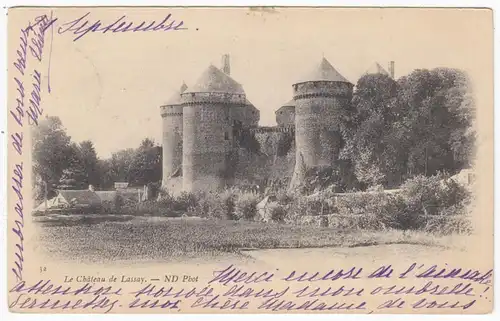 CPA Bagnoles de l'Orne, Le Chateau de Lassay, gel. 1902