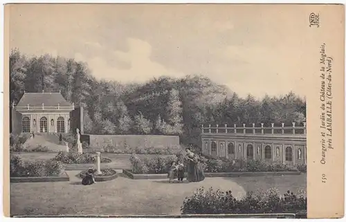 CPA Orangerie et jardin du Château de la Moglais, ungel.