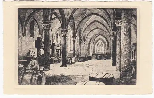 AK Kloster Eberbach, Rheingau, Das alte Kelterhaus, ungel. datiert 1935