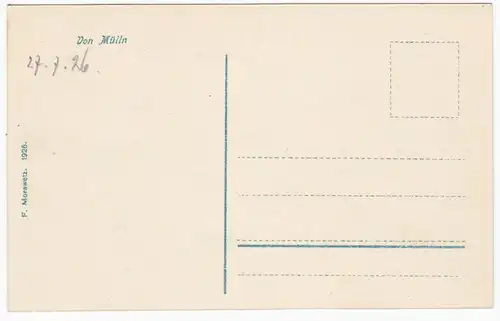 AK Salzbourg vu de poubelles, peu importe, daté de 1926