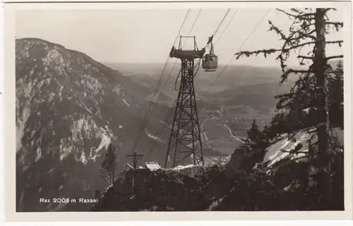 AK Rax, Seilbahn, Gondel, ungel.