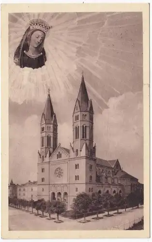 AK Vienne, église de Wallafhrt, U.L.F. avec tête inclinée, gel.