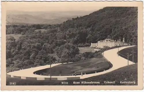 AK Wien, Neue Höhenstrasse, gel. 1936