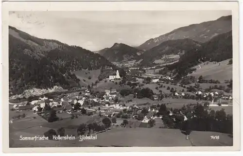 AK Sommerfrische Hollenstein, Ybbstal, gel. 1940