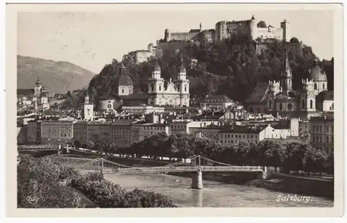 AK Die Altstadt mit Salzbach, gel. 1931