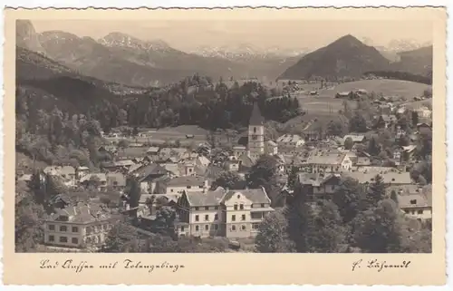 AK Bad Aussee mit Totengebirge, von 1934