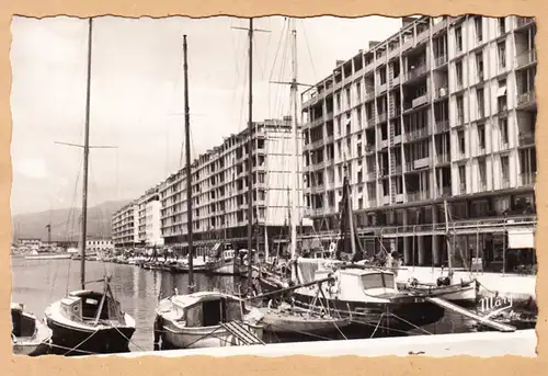 CPA Toulon, Le Port, gel. 1960