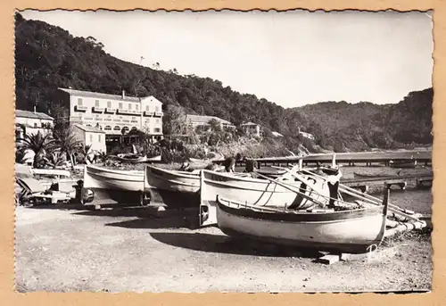CPA Île de Port-Cros, Le Port, en 1955