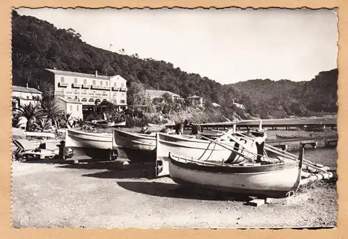 CPA Île de Port-Cros, Le Port, gel. 1955