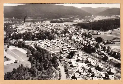 CPA Etival Clairefontaine, Vue aerienne, uns.