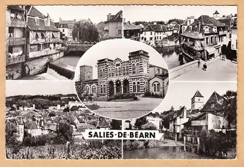 CPA Salies de Bearn, gel. 1956