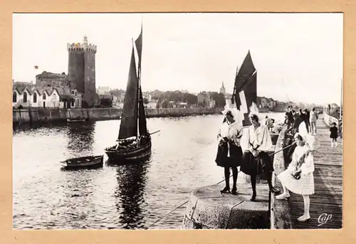 CPA Sables d'Olonne, Le Chental et la Tour d ' Arundel, gel. 1955