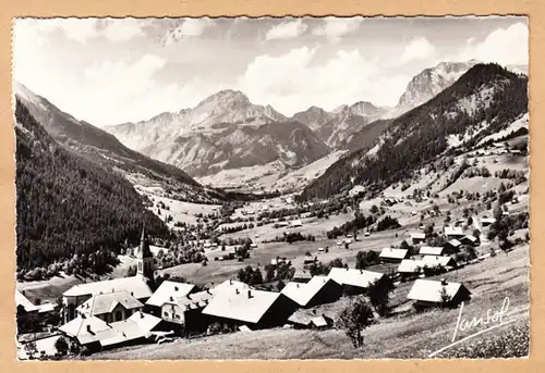 CPA Chatel, Vue Générale et le Mont Chauffé, gel.