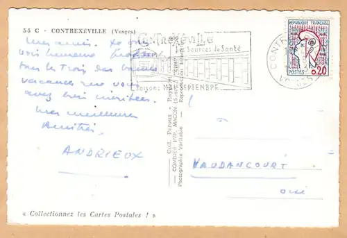 CPA Contrexeville, Vosges, gel.