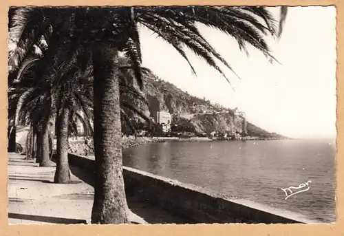 CPA Frontiere Franco- Italienne, Menton- Garavan, ungel.