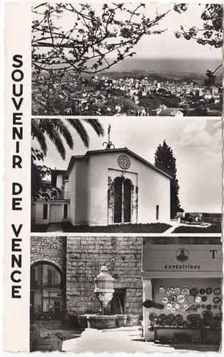 CPA Souvenir de Vence, ohne.