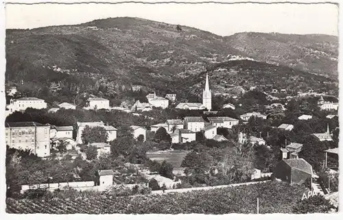 CPA Lalaou les Bains, Vue generale, gel.