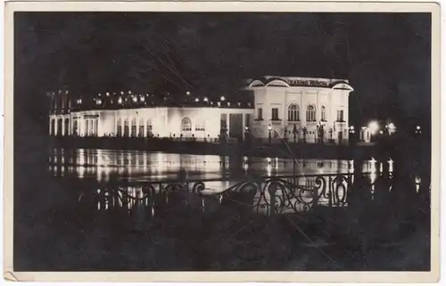 CPA Enghien les Bains, Le Casino Municipal Vue de nuit, ungel.