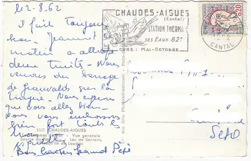 CPA Chaudes- Aigues, Mehrbild, gel.