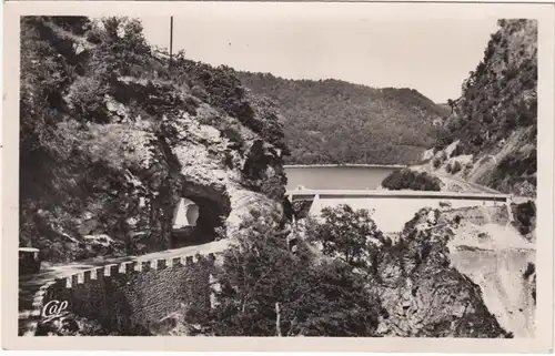 CPA Gorges de la Dordogne, Le Barrage de l'Aigle, gel.