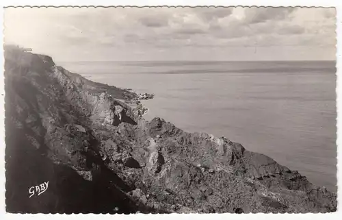 CPA Villers sur Mer, Les Falaises, ungel.