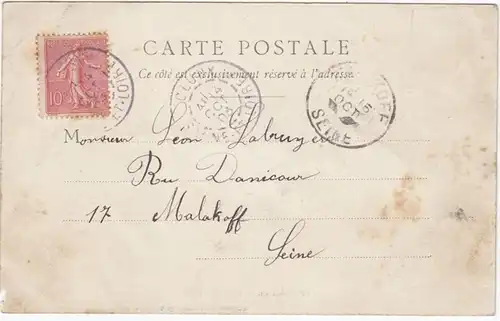 CPA Château de Cormatin, gel. 1903