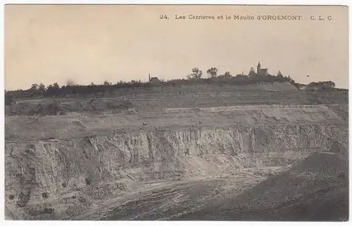 CPA Argenteuil, Les Carrières et le Moulin d'Orgemont, ungel.